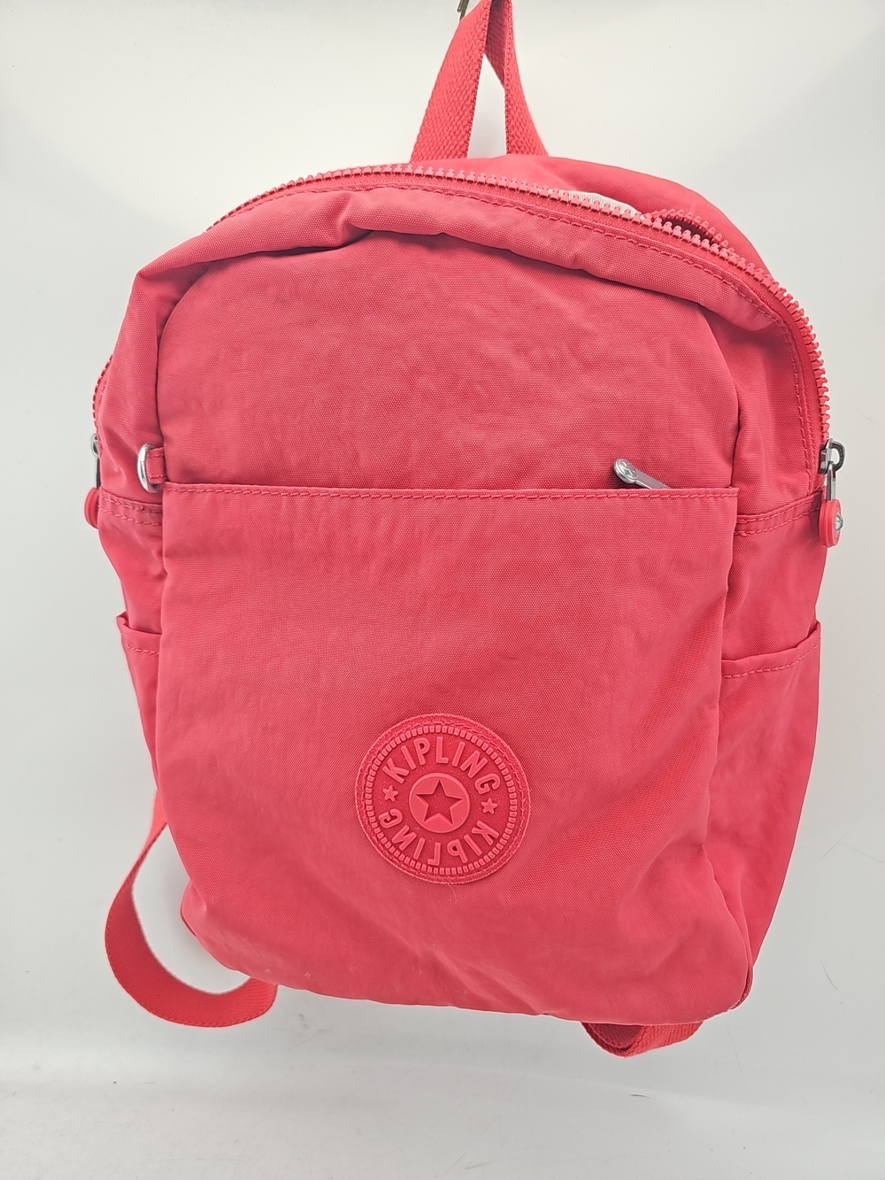 Kipling Red Nylon Mini Backpack
